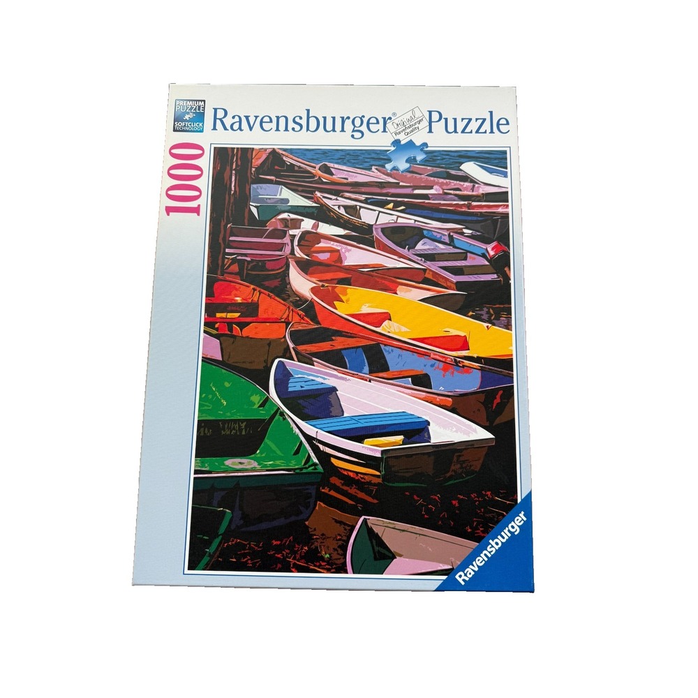 Ravensburger 1000 Pieces Jigsaw Puzzles Colorful Boats